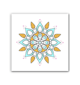 Earthy Mandala Terracotta Tile - Beyond T-shirts